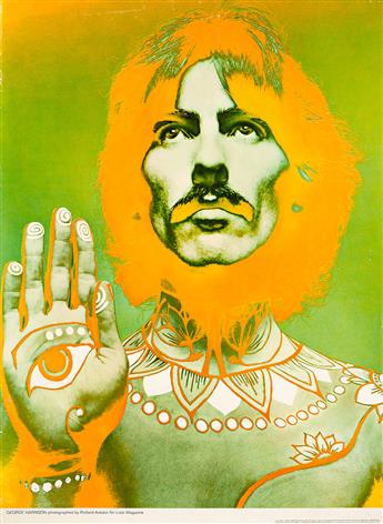 RICHARD AVEDON (1923-2004). [THE BEATLES / LOOK MAGAZINE]. Group of 4 posters. 1967. Sizes vary. Cowles Education Corporation, New York